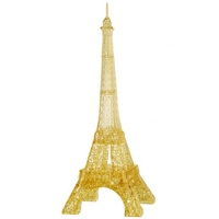 3D Crystal Puzzle - Eiffel Tower - Golden