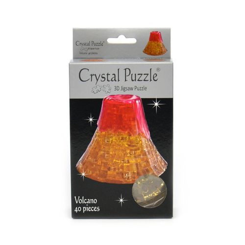 3D Crystal Puzzle - Volcano
