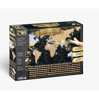 Scratch off Travel Puzzle : World Map