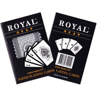 Royal Plastic Coated Single Deck of Cards