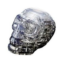 3D Crystal Puzzle - Skull - Black