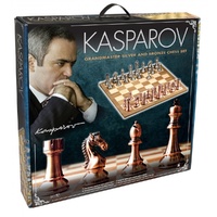 Kasparov Grandmaster Silver & Bronze Chess Set
