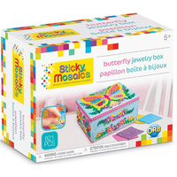 Sticky Mosaics Butterfly Jewelry Box