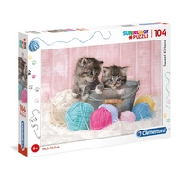 Clementoni Sweet Kittens Puzzle 104 pcs