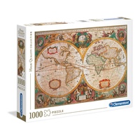 Clementoni Old Map Jigsaw 1000 Pieces