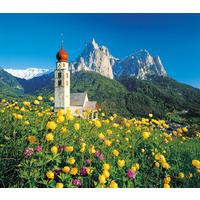 Clementoni Sud Tirolo, Church Saint Velentin Jigsaw Puzzle 1500 Pieces
