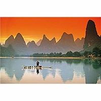 Clementoni Chinese Fisherman Jigsaw Puzzle 1000 Pieces