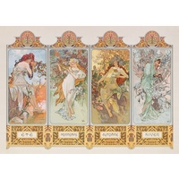 Clementoni Mucha The 4 Seasons Jigsaw 1000 Pieces