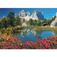 Clementoni Passo Pordoi with a view to Sassolungo Jigsaw Puzzle 1000 Pieces