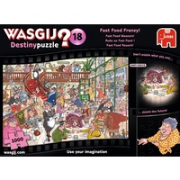 Wasgij 18 Destiny puzzle Fast Food Frenzy! 1000 Pieces