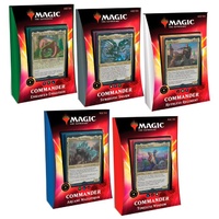 Magic The Gathering MTG Ikoria Lair Of Behemoths Commander Decks Set Of 5