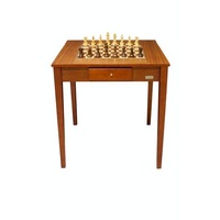Dal Rossi Italy Chess Table 28" Including 95mm Weighted Chess Pieces
