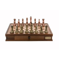 Dal Rossi Italy Chess Set 20", With Black & White Weighted Chess Pieces 101mm pieces