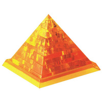 3D Crystal Puzzle - Golden Pyramid
