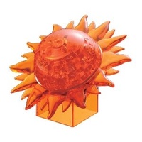 3D Crystal Puzzle - Sun - Orange