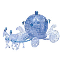 3D Crystal Puzzle - CARRIAGE BLUE CRYSTAL