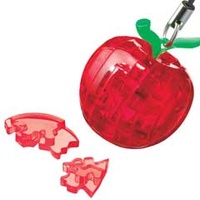 3D Crystal Puzzle - Mini Red Apple