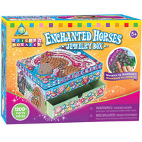 Sticky Mosaics Enchanted Horses Jewellery Box