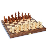 Wood Expressions - 11" Walnut Chess Folding Board