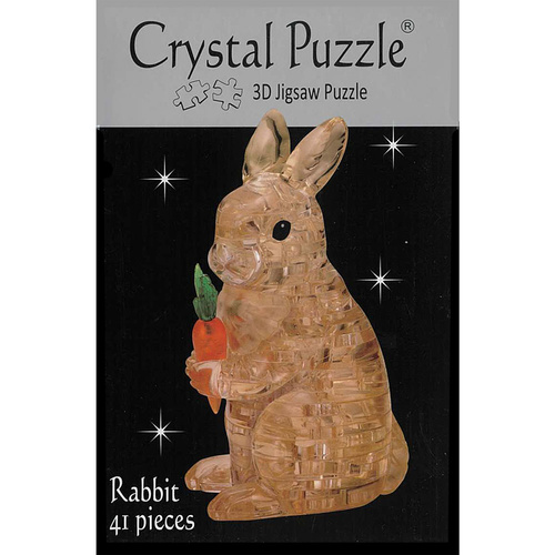 Crystal Puzzle - Rabbit Brown
