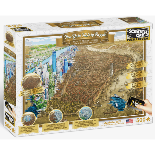 Scratch Off New York Jigsaw Puzzle 500 Pieces