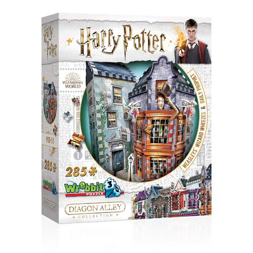 Wrebbit Harry Potter 3D  Diagon Alley Weasleys Wizard Wheezes and Daily Prophet