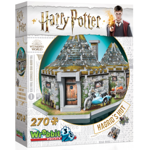 Wrebbit Harry Potter Hagrids Hut 3D Puzzle