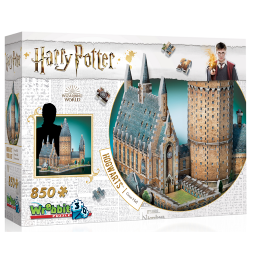 Harry Potter Hogwarts - Great Hall Wrebbit 3D Puzzle 850pc