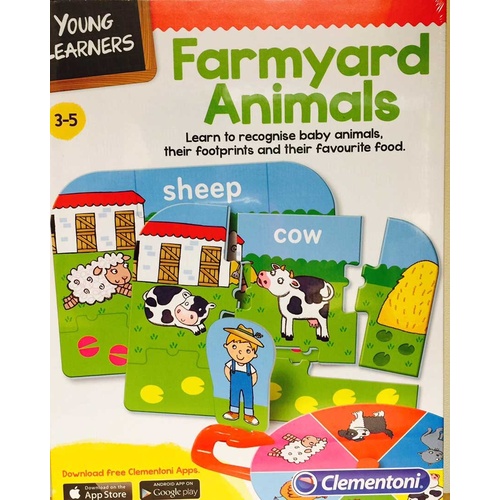 Clementoni Young Learners Farmyard Animals