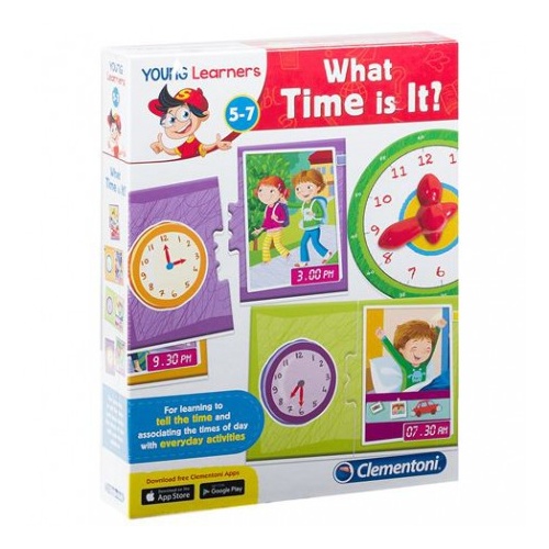 Clementoni Young Learners, What time is it?