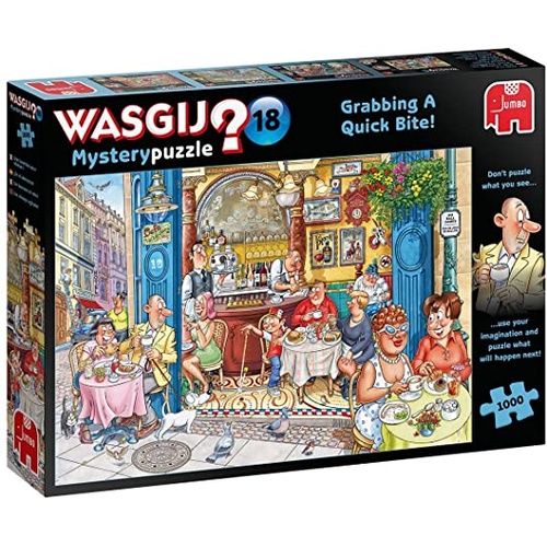Wasgij Mystery Puzzle 18 - Grabbing a Quick Bite! (1000pc)