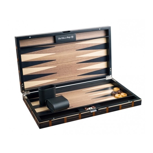 Dal Rossi Luxury Mosaic Wood Veneer Backgammon 15"