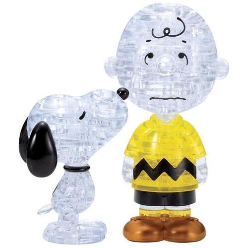 3D Crystal Puzzle - SNOOPY AND CHARLIE BROWN