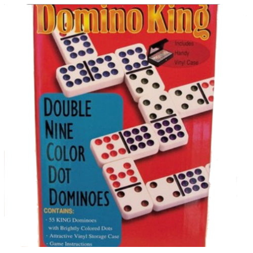 Double 9 Colour Coded Dominoes