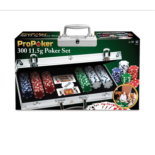 Poker Chips Set in Aluminium Case - 300 Chips